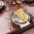 thumbnail image 3 of FUTUREORYY 10Pcs Soft Golden Cloth Napkins Reusable Dinner Napkins for Home and Special Occasions, 3 of 4