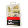 thumbnail image 3 of 47pcs Picture Hanging Kit Wooden Picture Kit Wall Hanging Kit Frame Wall Mounting Hooks Nails Picture Hanging Wire Kit, 3 of 8