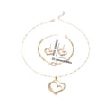 thumbnail image 3 of Love Pendant Earrings Bracelet Accessory Set Love Bracelet for Couples, 3 of 9