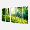 thumbnail image 2 of Designart - Belle Herbe Verte et Arbres - Grande Impression d'Art sur Toile Paysage, 2 of 3