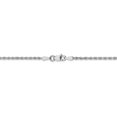 thumbnail image 4 of Leslie's 14K White Gold 1.75mm Diamond-Cut Rope Chain (Weight: 5.08 Grams, Length: 18 Inches), 4 of 4
