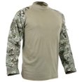 thumbnail image 4 of Rothco Military FR NYCO Combat Shirt - Total Terrain Camo, Large, 4 of 4