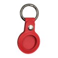 thumbnail image 1 of funtasica PU Leather Protective Case Compatible with Airtags, Tracker Holder with Keychain Red, 1 of 9