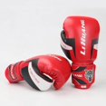 thumbnail image 3 of Gants d'Entraînement de Boxe pour Hommes et Femmes, Sparring, Kickboxing, GYM, 10 Oz, challenge, heavy Punching, 10 Oz, Rouge, 3 of 9