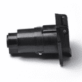 thumbnail image 3 of 7 Pin RV Blade Trailer Socket Trailer Wiring Harness Connector Heavy Duty 7 Way Vehicle Side Trailer Socket for Trailer, 3 of 7