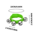 thumbnail image 5 of EQWLJWE Liquidation, Clochettes de Poignet Clochettes Grelots Clochettes de Cheville Clochettes de Poignet Bracelet Instruments de Percussion Musical 4 Clochettes pour Fête Noël, 5 of 5