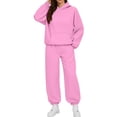 thumbnail image 1 of sageysalite Ensembles de Survêtements pour Femmes Col Rond Chandail à Enfiler Manches Longues Ensembles 2 Pcs Décontractés Entraînement Course Jogger Ports Tenues d'Automne, 1 of 6