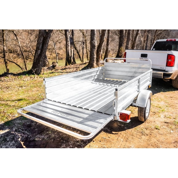 DK2 4.5 ft. x 7.5 ft. Single Axle Galvanized Multi-Utility Trailer