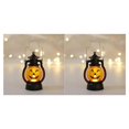 thumbnail image 1 of QualitChoice Pumpkin Skull LED Pony Lantern Halloween Decoration Prop Creative Holiday Bar Party Light LED Oil Lamp Prop Dropshipping No.03 2Set, 1 of 6