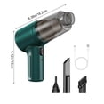 thumbnail image 3 of RRJ Wireless Car Vacuum Cleaner Handheld Portable Vacuum And Blower Cordless Mini Car Vacuum Cleaner, 280g Lightweight Car Interior Cleaner for Pet Hair Dust Crumbs, Multi-Function Auto Vacuum, 3 of 9