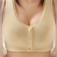 thumbnail image 4 of LSLJS Ladies Traceless Comfortable No Steel Ring Breathable Gathering Front Opening Buckle Bra Woman Underwear, 4 of 5