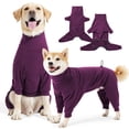 thumbnail image 1 of Windproof Vest Jacket for Dogs and Cats Full Body Warm Coat with Four Legs Design for All Weather, 1 of 3