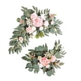 thumbnail image 4 of Abbracc 2 Pieces Artificial Wreath Artificial Floral Swag Simulation Garland Flower Swag R, 4 of 9