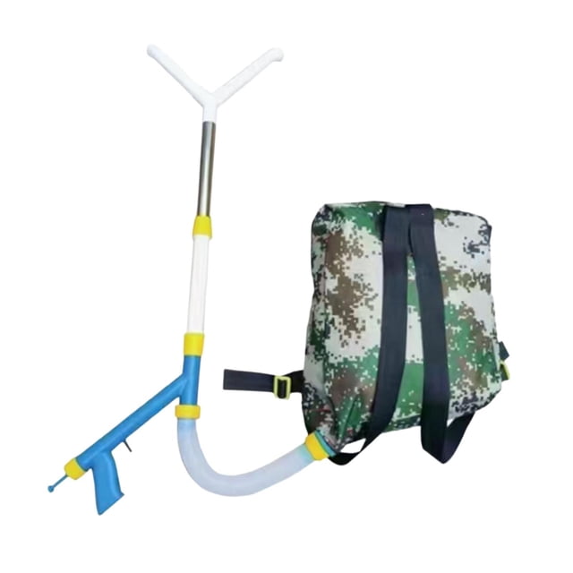 ziyahi Épandeur à Main pour Maïs et Légumes, Distributeur Réglable en Acier Inoxydable, Sac en Acier Inoxydable 40x31cm
