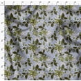 thumbnail image 4 of Soimoi BluePolyester Georgette Fabric Artistic Leaves Fabric Prints By Yard 52 Inch Wide, 4 of 5