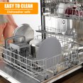 thumbnail image 2 of Youkk 2pcs Large Silicone Mat Heat Resistant Placemat Food Grade Protection Easy To Clean Waterproof Food Mat Grey 1Set, 2 of 6