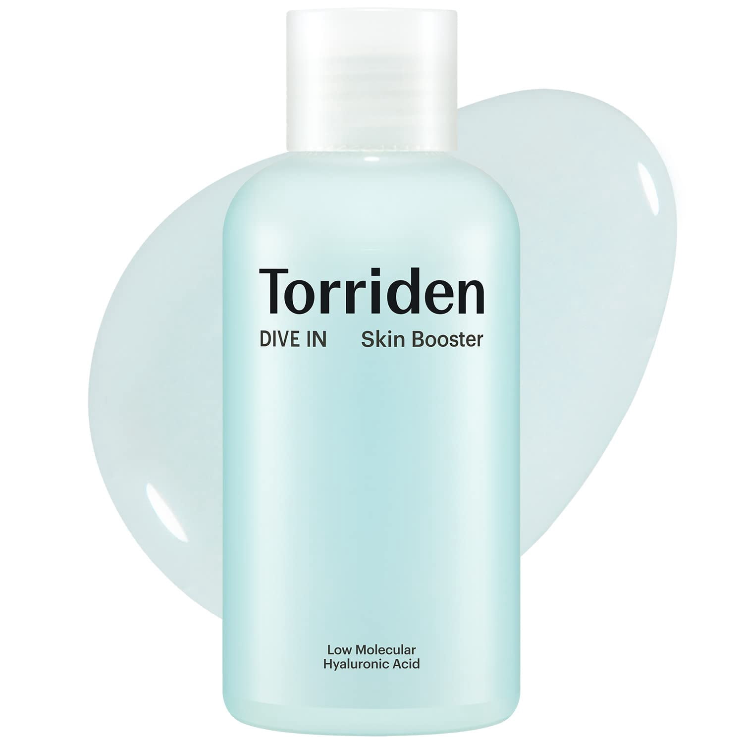 TORRIDEN DIVE-IN Low-Molecular Hyaluronic Acid Skin Hydrating Booster 6.76 fl oz | Facial Essence Dry, Sensitive Skin | Alcohol-free, Fragrance-free, No Colorants | Vegan, Clean, Cruelty-Free