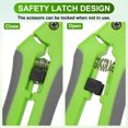 thumbnail image 4 of Uxcell 4-Pack Bypass Pruning Shears for Garden, 6.6 Inch Stainless Steel Scissors, 4 of 6