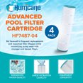 thumbnail image 2 of Hurricane 4 Pack HF7487-04 Cartouche de Filtre Avancée pour Piscine et Spa de Remplacement, 2 of 7