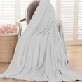 thumbnail image 4 of Kyusrd Summer All Home Savings!Solid Color Flannel Blanket Summer Conditioning Blanket office Nap Blanket layer Double sided Flannel Blanket All Season Thin Blanket, 4 of 5
