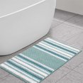 thumbnail image 2 of Bath Shower Mat Rugs Washable Bathroom Non Slip Rug Comfortable Bath Rugs Carpet for Shower Floor Non-Slip, Water Absorbent and Thick Bathroom Decor for Bathroom, Kitchen, Shower, Sink, 17x24 Inch, 2 of 7