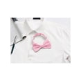 thumbnail image 5 of INSPIRE CHIC Accessoires de Nœud Papillon pour Homme Sangle Ajustable Formel Uni Smoking Pré-Noué Rose, 5 of 5