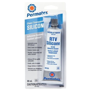 Scellant adhésif transparent en silicone de Permatex Canada