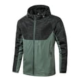 thumbnail image 1 of CEHVOM Men's Spring And Autumn Windproof Hooded Thin Jacket, 1 of 5
