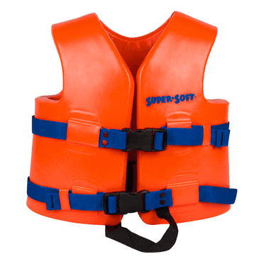 TRC Recreation Super Gilet de Sauvetage pour Enfant Doux, Petit, Orange Coucher de Soleil