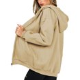 thumbnail image 1 of CAROOTU Sweat-Shirt à Capuche Ouvert avec Poche Épaisse Capuche Cordon, 1 of 7