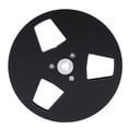 thumbnail image 2 of Empty Tape Reel, 3 Holes 1/4 5 Inch Open Reel Sound Tape Empty Reel, Aluminum Alloy Universal for Reel to Reel for NAGRA and Studer  Reel to Reel Recorder 1/4 Inch Tape, 2 of 7