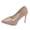 Khaki, variant on Pointed Toe High Heels For Women in Glossy Patent Leather, Slender Stiletto Pump with Ankle Strap for Office, Wedding, and Evening Events