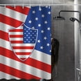 thumbnail image 4 of LSLJS Shower Curtain for Bathroom Modern Shower Curtain Universal for All Seasons In Bath Long Shower Curtains Set,American Flag Pattern with Stars and T, Shower Curtain, 4 of 8