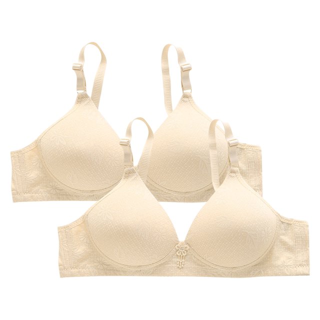 Plebaso Bras for Women Wireless Push up Bralettes Full Coverage Padded Womens Everyday Bras Multipacks