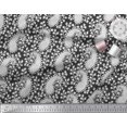 thumbnail image 3 of Soimoi Silk Fabric Floral & Paisley Block Fabric Prints by Yard 42 Inch Wide, 3 of 3
