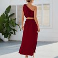 thumbnail image 4 of Birdeem Womens Fashion Bow Split Large Swing Suit Dress, 4 of 8