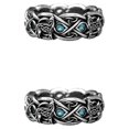 thumbnail image 4 of kurtrusly Vintage Ring For Unique For All Occasions Alloy Ring Vintage Punk Ring CR6474 9 2Set, 4 of 6