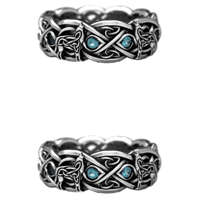 kurtrusly Vintage Ring For Unique For All Occasions Alloy Ring Vintage Punk Ring CR6474 11 2Set