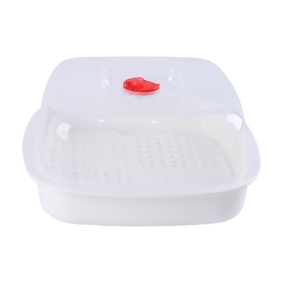 Hearth & Gear Microwave Oven Steamer Meals In Minutes! Stackable Microwave Vegetable Steamer Utensils With Lid Micro Cookware Heating Bowl For Kitchen Cooking Dish Lunch Rice Cooker Small Food Cooker