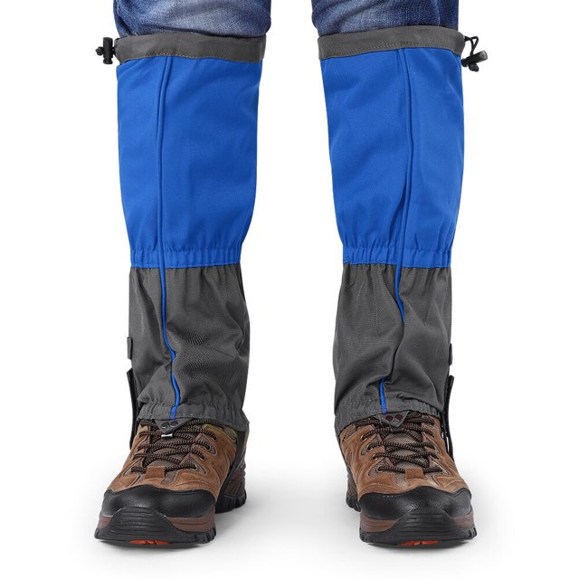 1 Paire de Leggings de Randonnée et d'Escalade pour Extérieur, Imperméables, pour Hommes, Noir