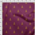 thumbnail image 2 of oneOone Silk Tabby Fabric Christmas Tree Ikat Print Sewing Fabric BTY 42 Inch Wide, 2 of 3