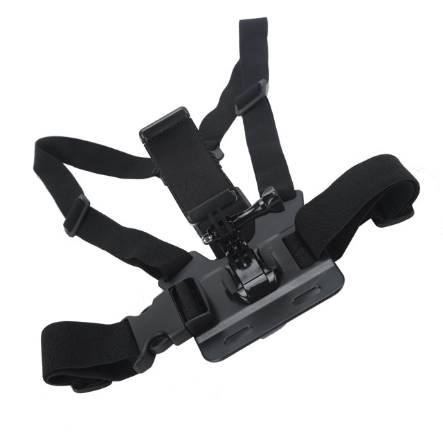 Support de Sangle de Poitrine pour Appareil Photo, Base en J Clip de Poitrine Réglable pour Vélo de Montagne pour Moto de Campagne pour Ski pour Navigation