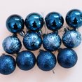 thumbnail image 4 of Becaristey 12pcs/set Easy To And Enought Quantity Glitter Baubles For Home Decor Wide Application Plastic gold 1Set, 4 of 6