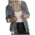 thumbnail image 1 of IROINID Veste à Fermeture Éclair pour Femmes à Manches Longues Outwear, T-Shirt Ample à Col Rond Blouse d'Automne, 1 of 5