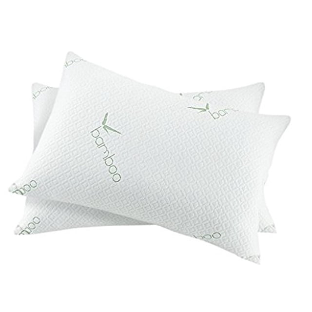 Hypoallergenic Bamboo Memory Foam Bed Pillow - King