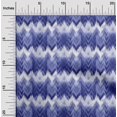 thumbnail image 2 of oneOone Velvet Blue Fabric Flame Stitch Sewing Craft Projects Fabric Prints By Yard 58 Inch Wide, 2 of 4