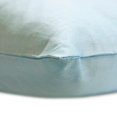 thumbnail image 2 of Pillow Cover, Blue Throw Pillow Cover, Textured Ribbon Pillow Cover, 18x18 inch (45x45 cm) Pillow Cover Decorative, Square Silk Pillowcase, Geometric Modern Throw - Sky Blue Love, 2 of 4