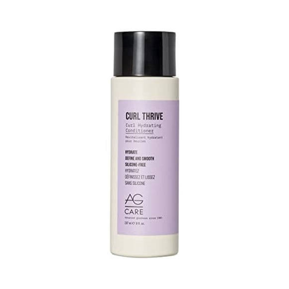 AG Care Curl Thrive Protein Conditioner for Curly Hair with Keratin Amino Acids - Ultra-Hydrating Moisture Conditioner for Defined, Healthy Curls, 8 Fl Oz