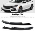 thumbnail image 3 of Headlight Trim, Exterior Decoration Headlight Filler Trim Set Scratch Resistant 71124TEDT01  for Car, 3 of 7