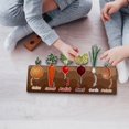 thumbnail image 2 of XFGOU Puzzle games Toys and Hobbies Home Learning Preschool Early Educational Development Colorful Fruit And Vegetables Wooden Puzzle Bundle Shape Toys And Games For Children Boys Girls Education, 2 of 6